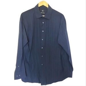Calvin Klein Button Down Striped Dress Shirt